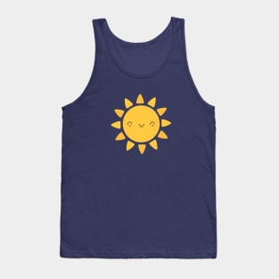 Kawaii Happy Sun T-shirt Tank Top